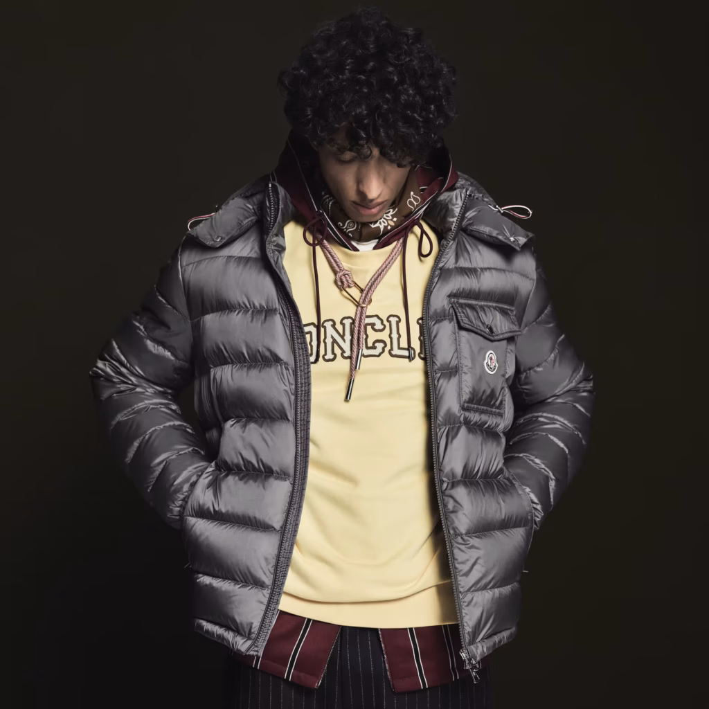 Moncler jacket, a luxury Stone Island alternative
