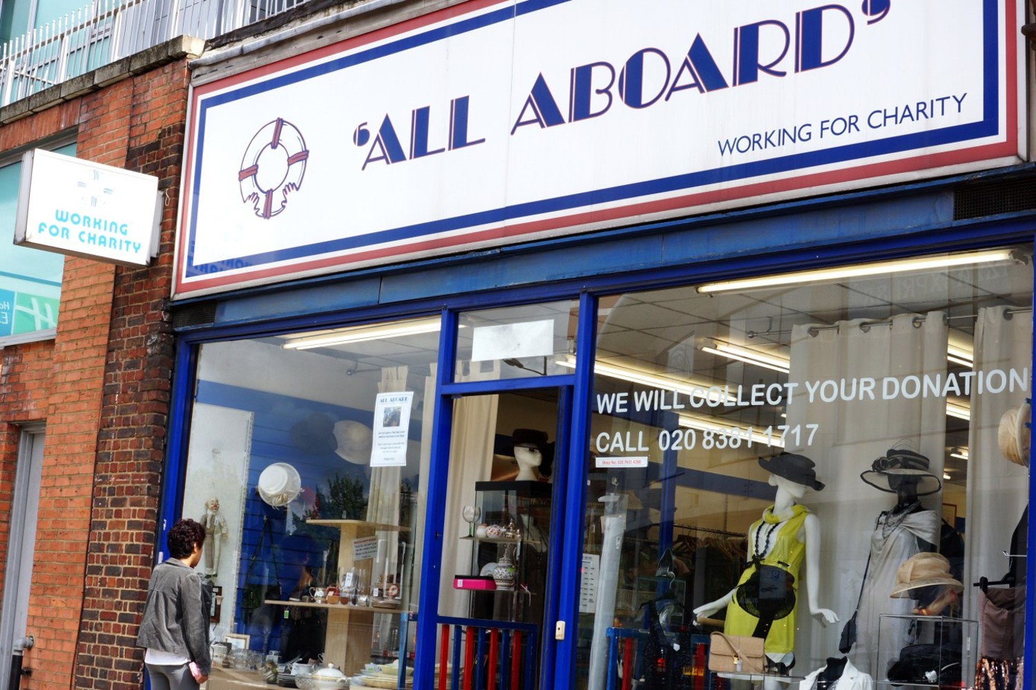 All Aboard West Hampstead charity shop