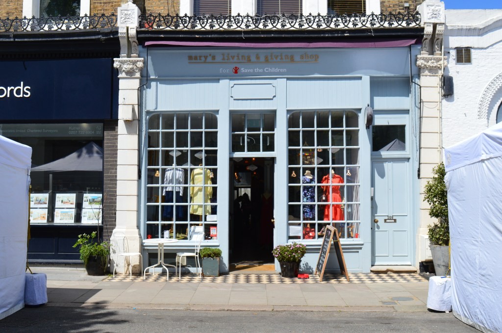 Mary's Living and Giving Primrose Hill charity shop